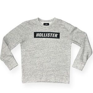 Hollister Gray Logo Sweater - Medium